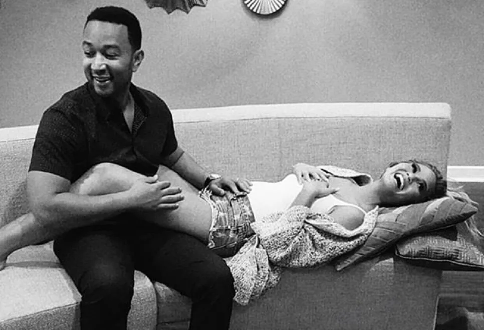John Legend i jego żona Chrissy Teigen