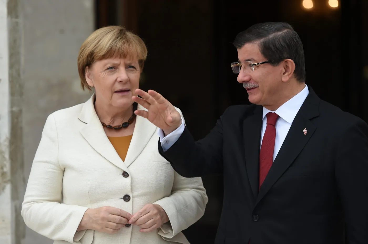 Angela Merkel i turecki premier Ahmet Davutoglu