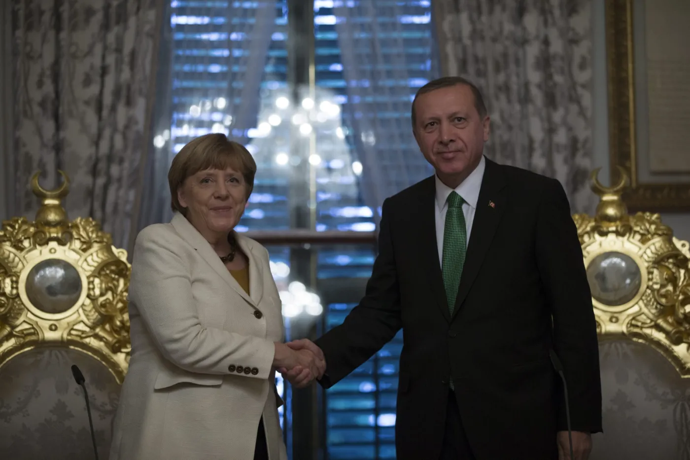 Angela Merkel i prezydent Turcji Recep Tayyip Erdogan