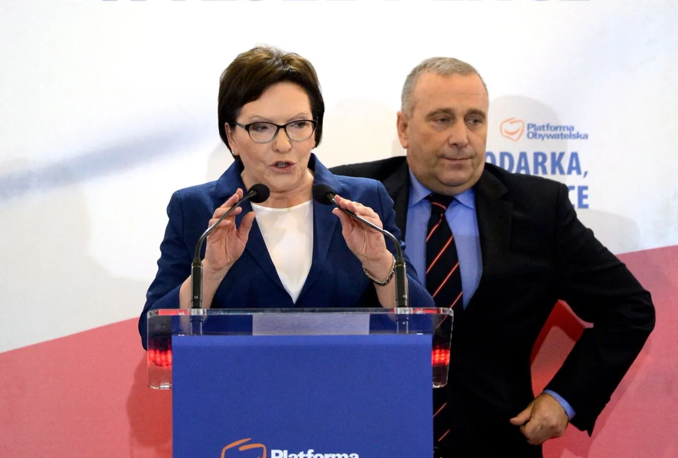 Ewa Kopacz i Grzegorz Schetyna
