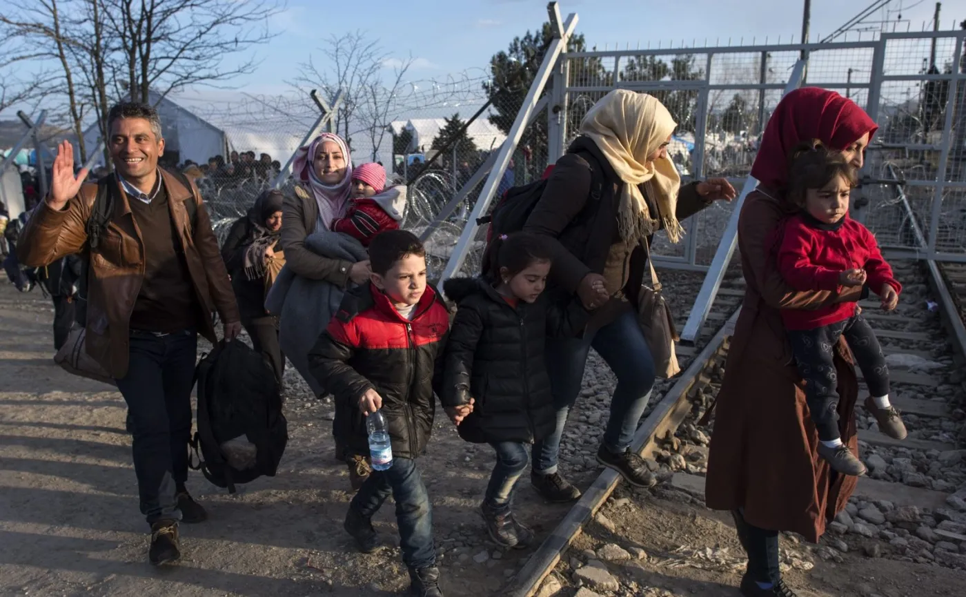 Uchodźcy na granicy grecko-macedońskiej