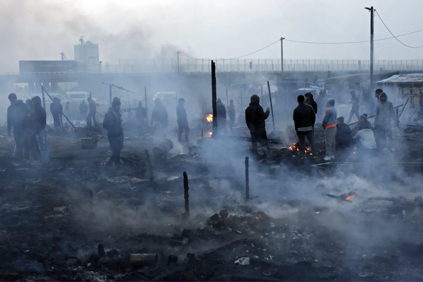 Likwidowany obóz imigrantów pod Calais