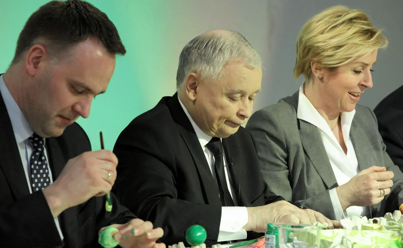 Dawid Jackiewicz i Jarosław Kaczyński