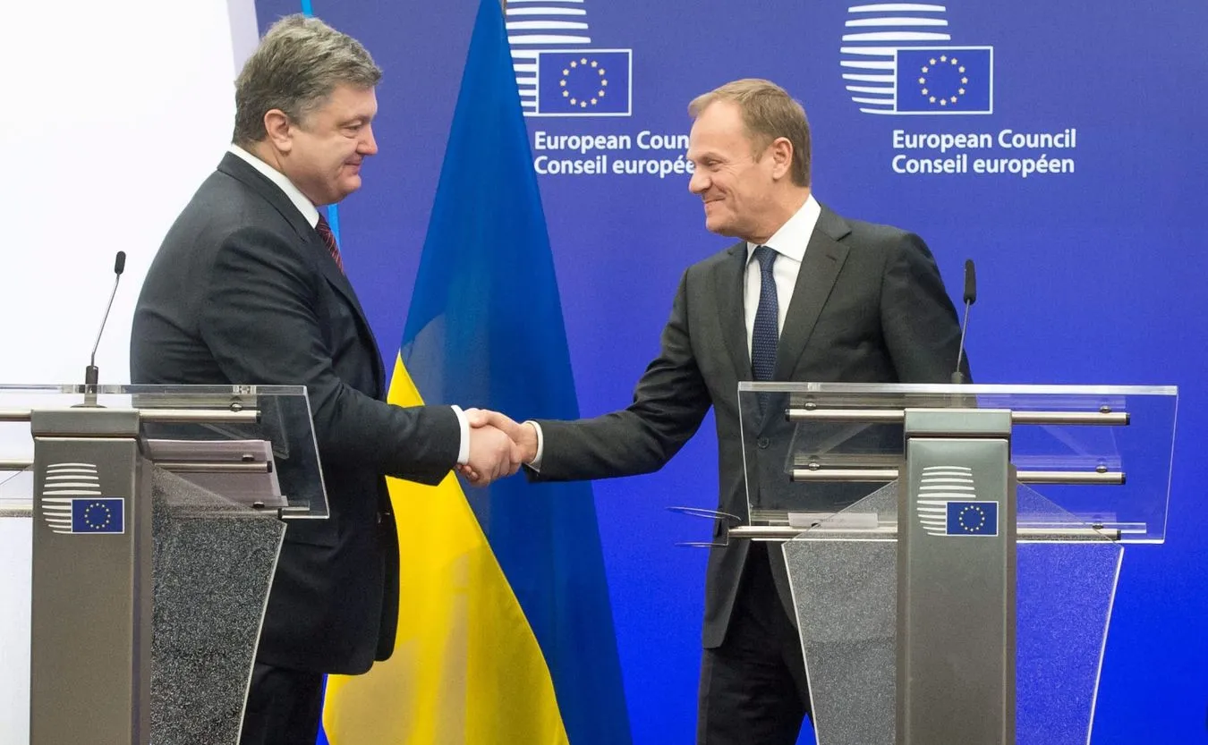 Petro Poroszenko i Donald Tusk