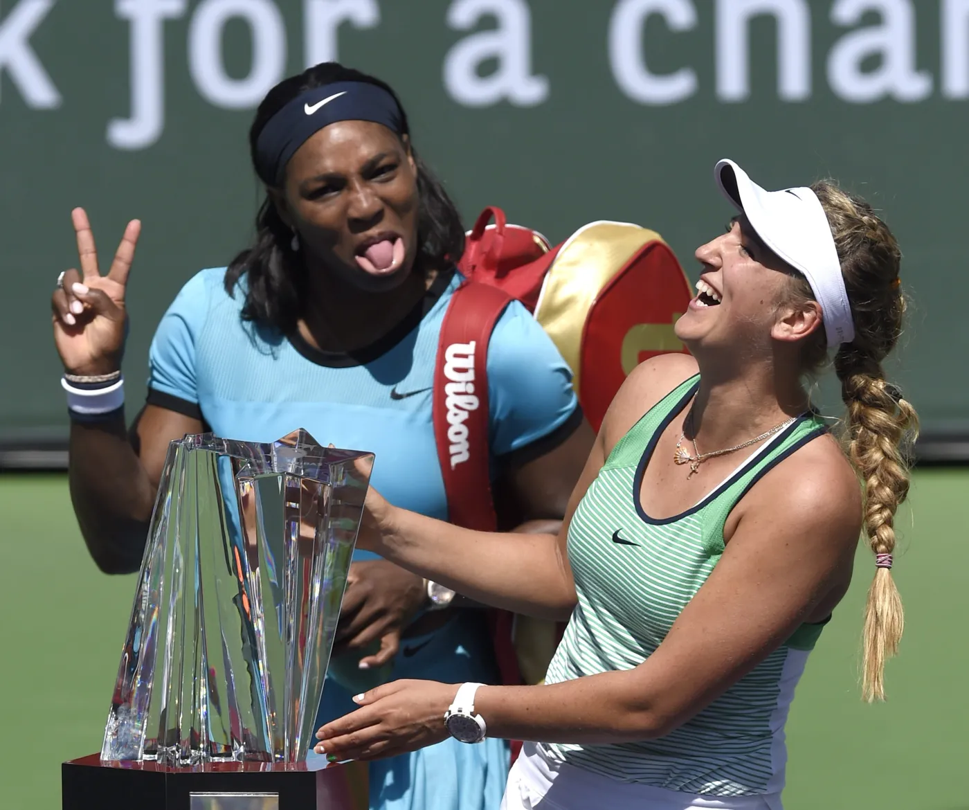 Wiktoria Azarenka i Serena Williams