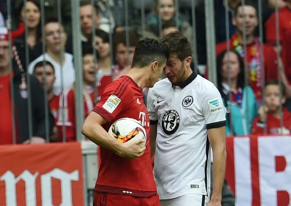 Robert Lewandowski i David Abraham