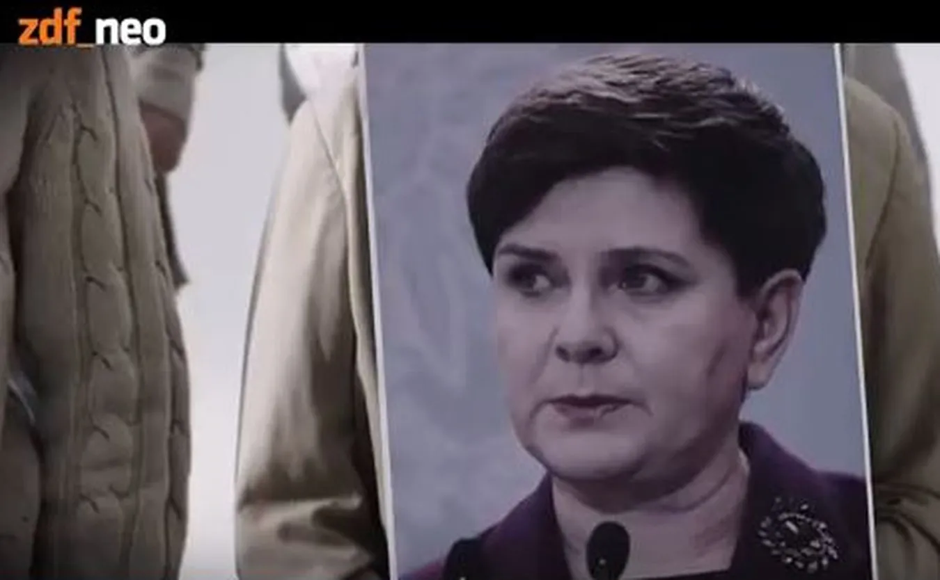 Beata Szydło w klipie stacji ZDFneo
