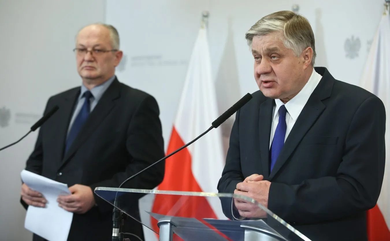 Prezes ANR Waldemar Humięcki i minister rolnictwa Krzysztof Jurgiel 