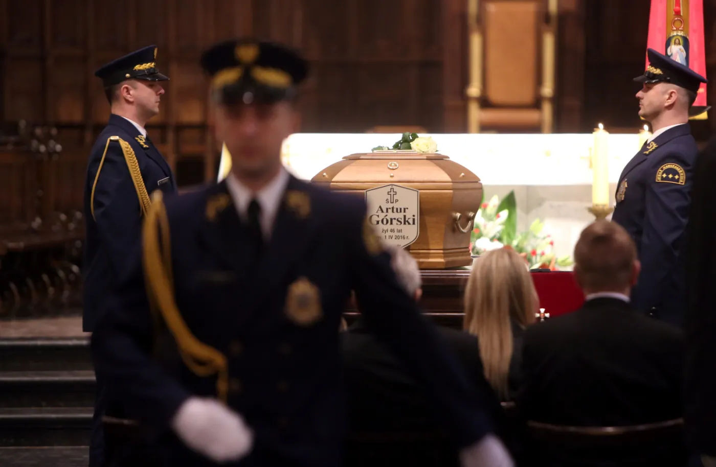 Przybyli: Duda, Kaczyński, Szydło... Uroczystości pogrzebowe posła PiS Artura Górskiego [ZDJĘCIA]