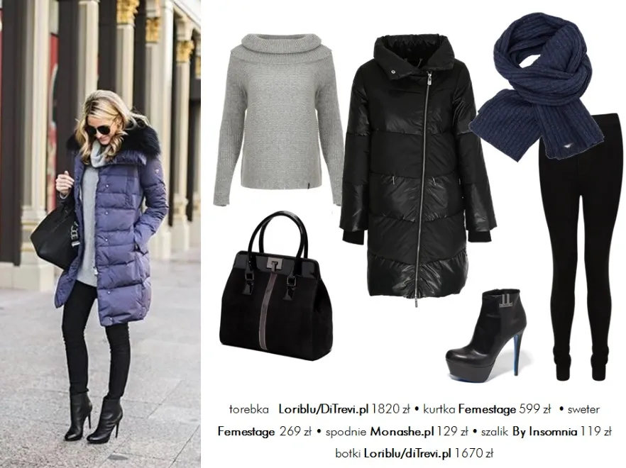 Modne STYLIZACJE z ciepłymi ubraniami