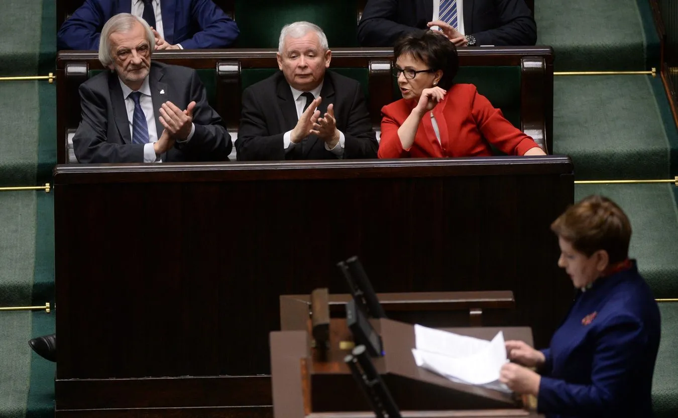Beata Szydło i klub PiS w Sejmie