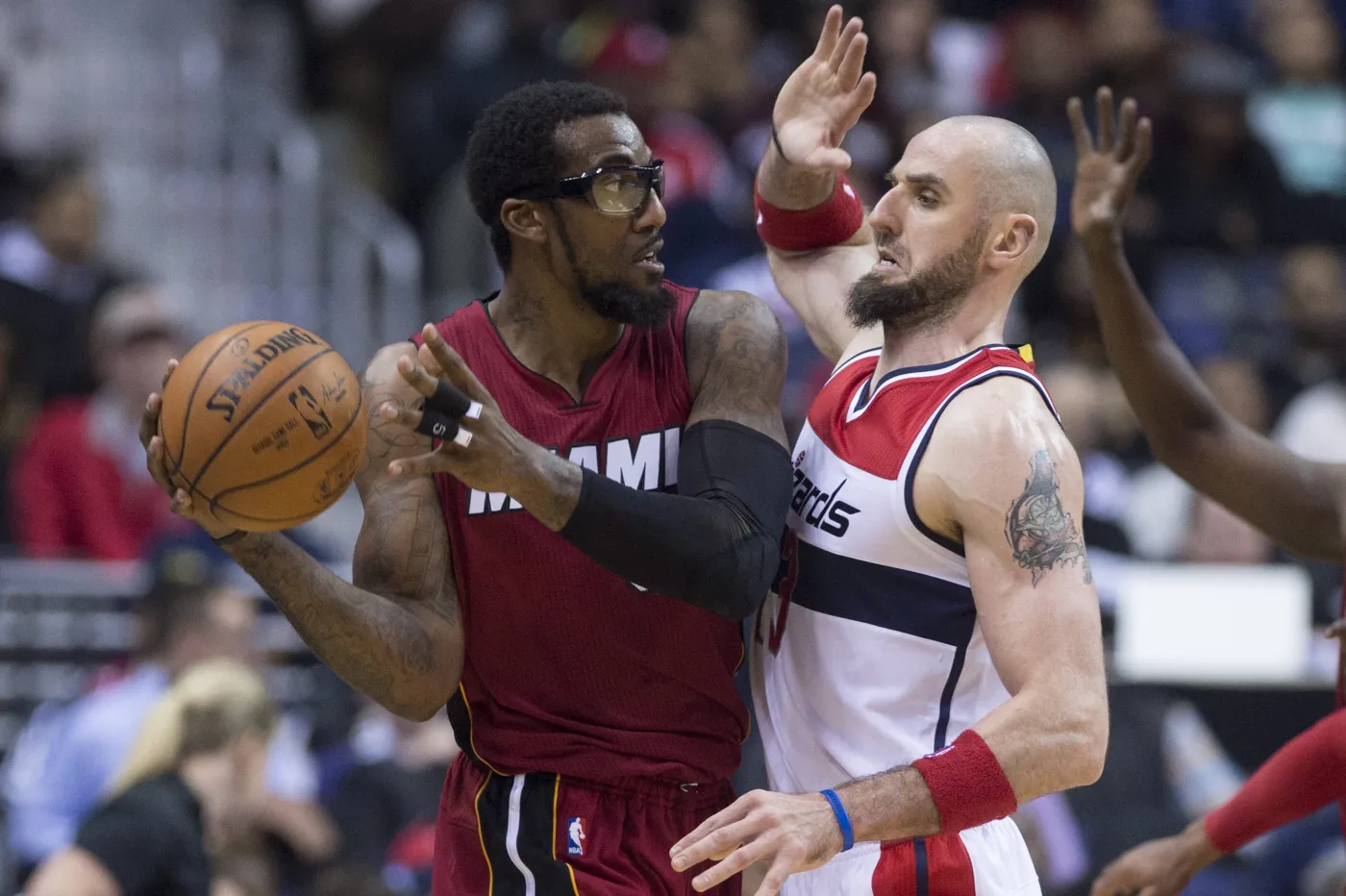 Marcin Gortat i Amar'e Stoudemire