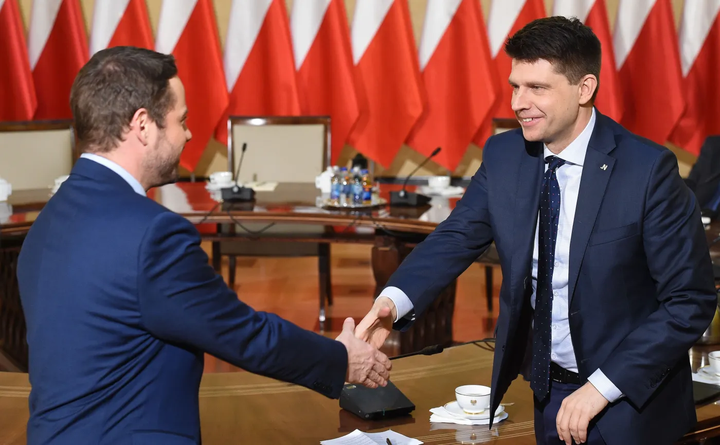 Rafał Trzaskowski i Ryszard Petru