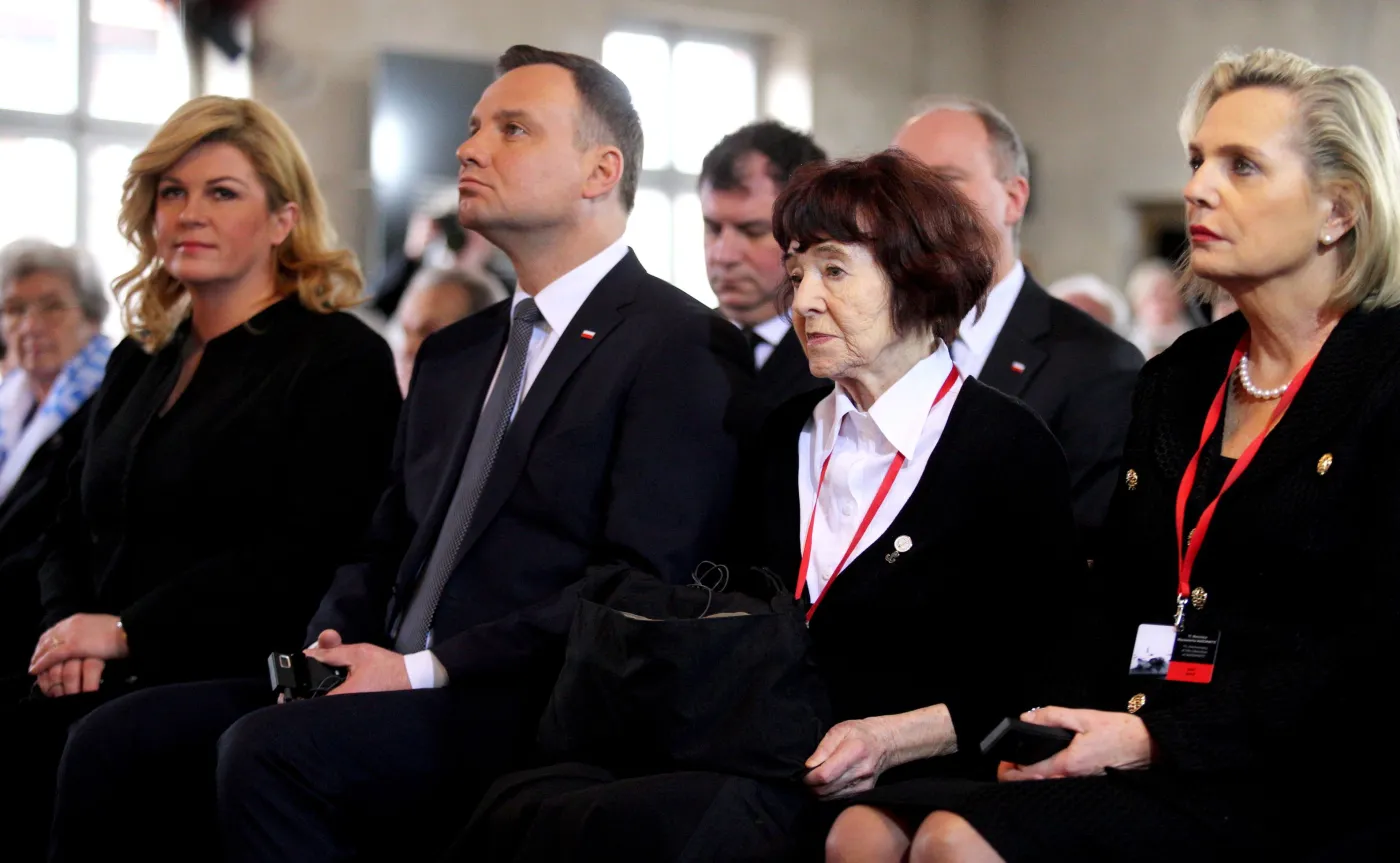 Prezydent Andrzej Duda i Zofia Pilecka