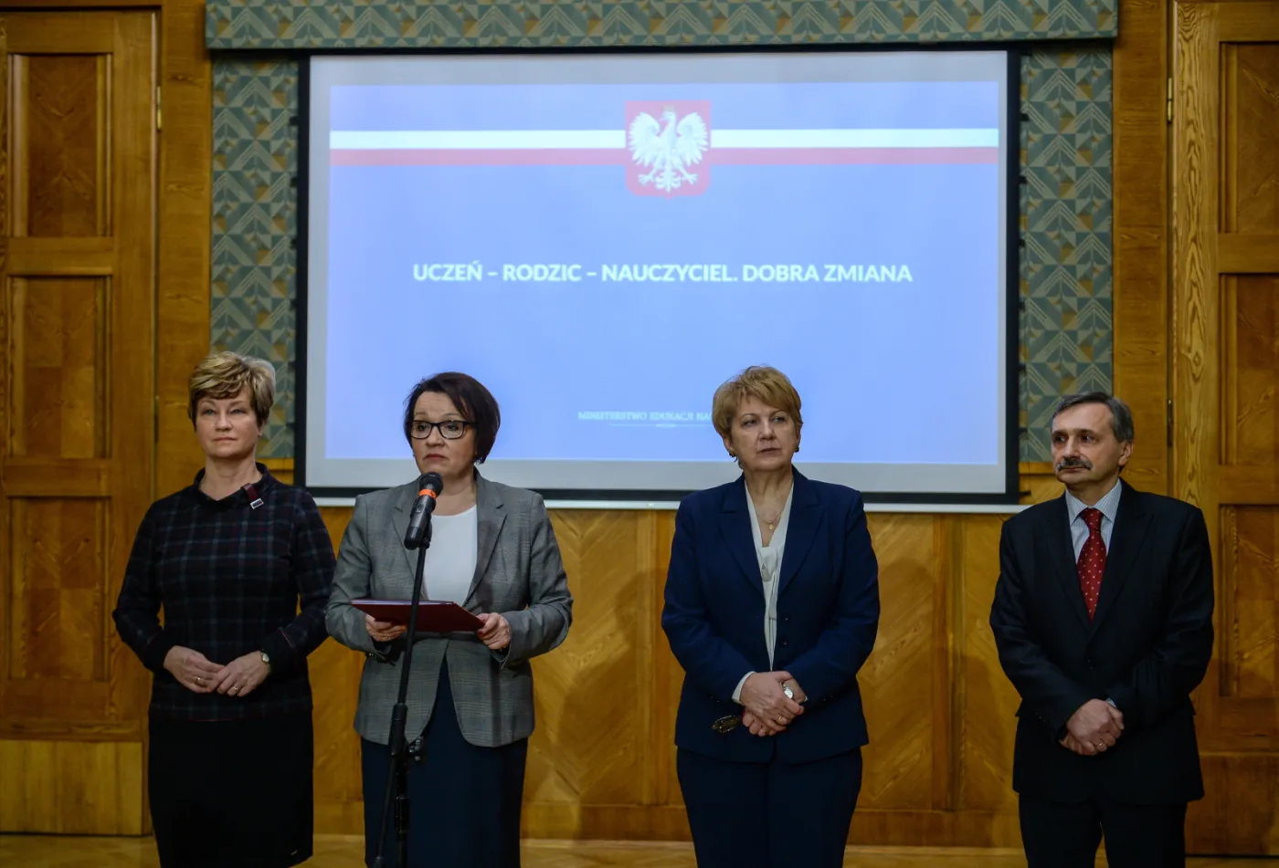 Konferencja prasowa "Uczeń - rodzic - nauczyciel. Dobra zmiana, czyli o ogólnopolskiej debacie"
