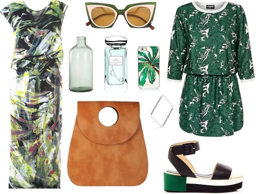 Modna fauna i flora na lato. STYLIZACJE