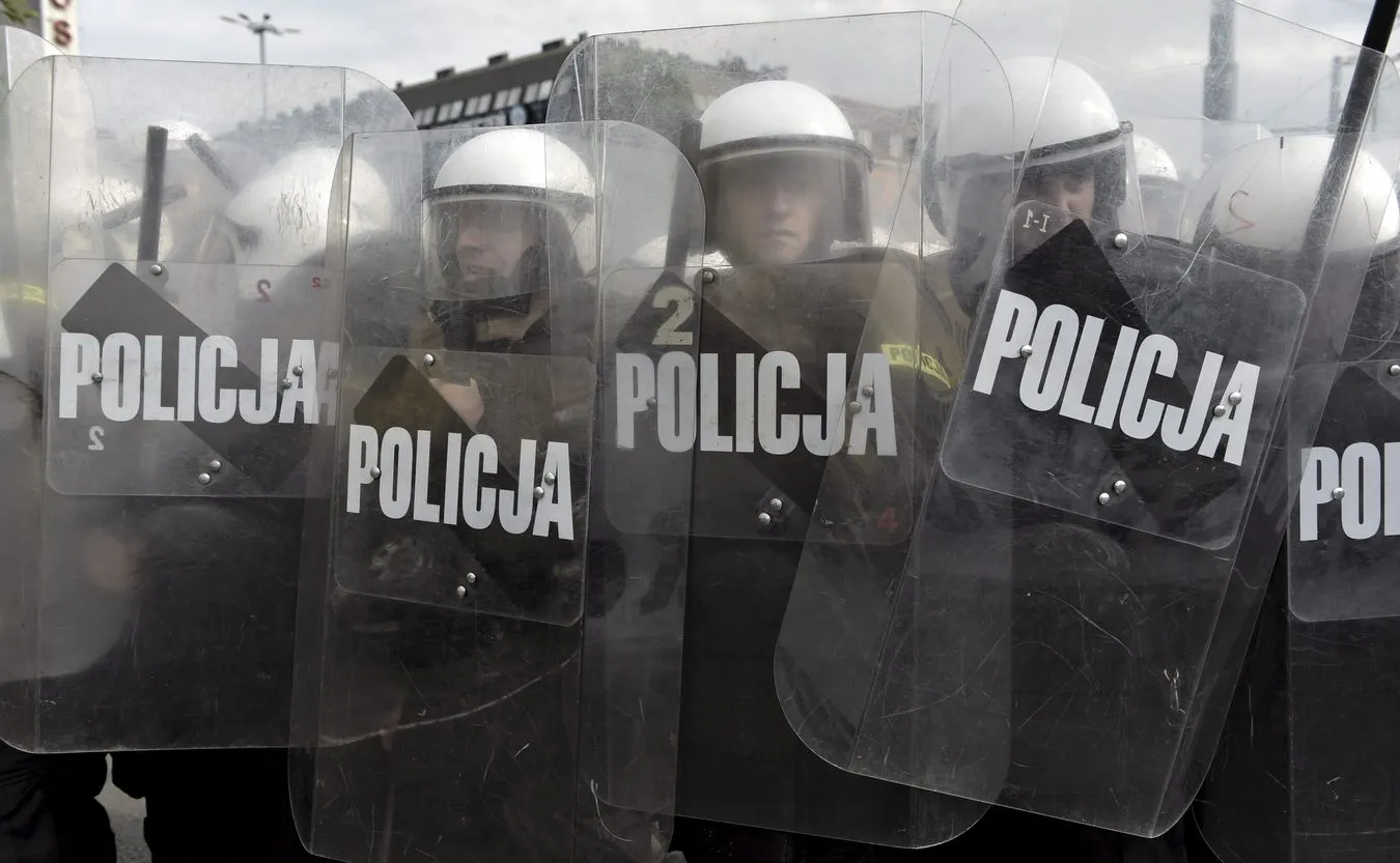 Policja podczas Marszu Równości w Gdańsku
