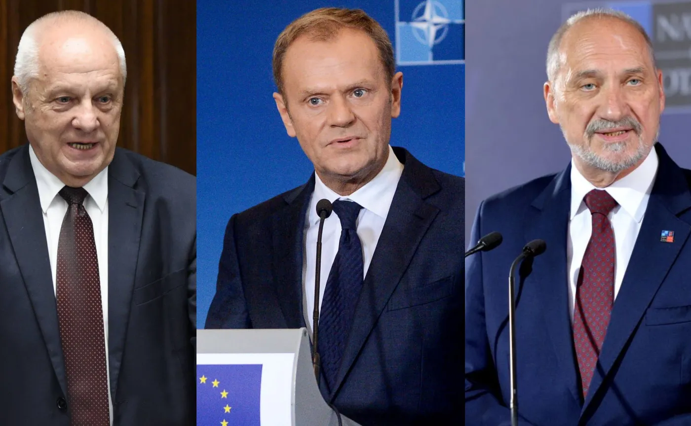 Stefan Niesiołowski, Donald Tusk i Antoni Macierewicz
