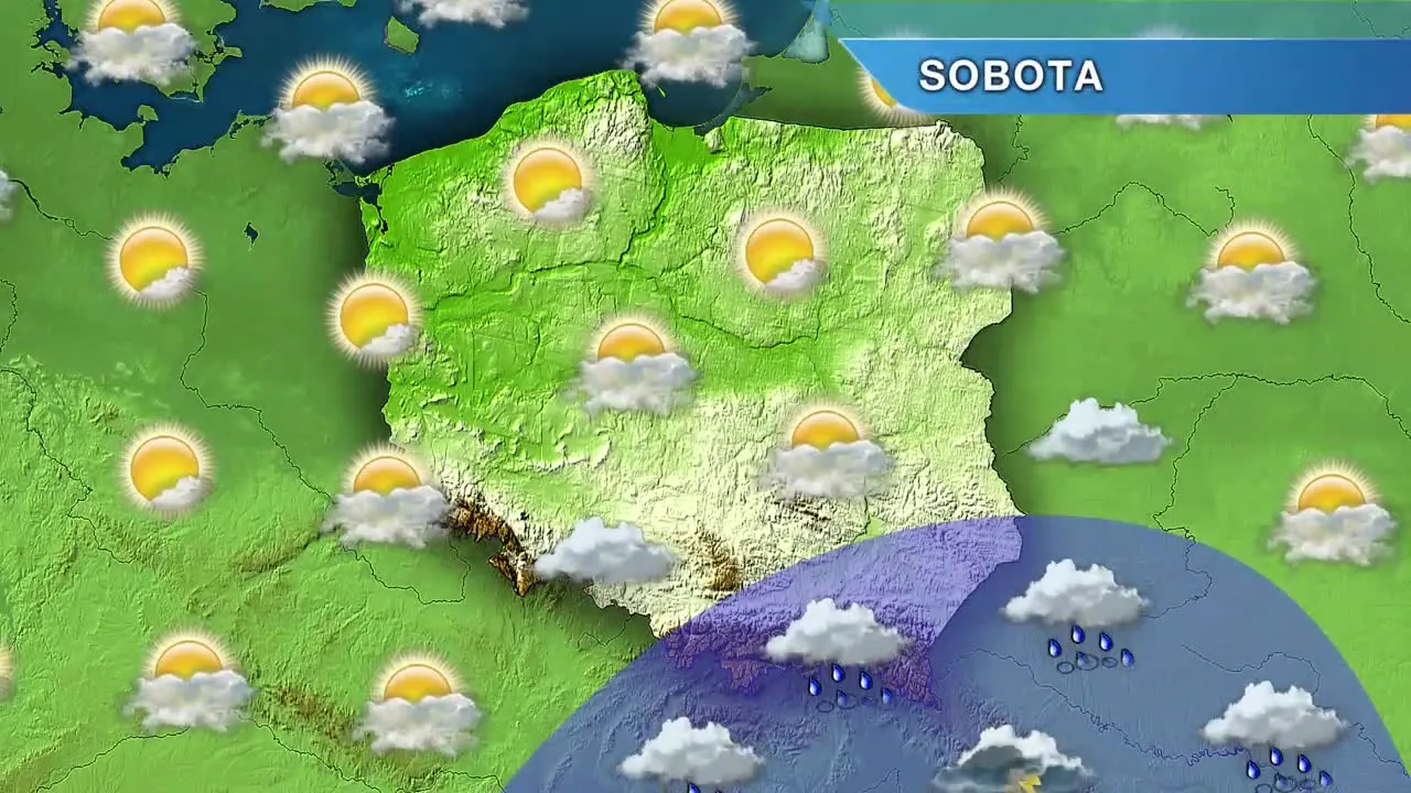 W sobotę duże zachmurzenie, ale nie wszędzie będzie padać. Miejscami zagrzmi. PROGNOZA POGODY