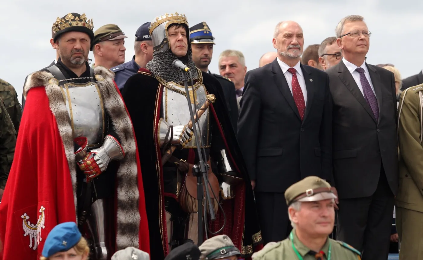 Antoni Macierewicz na apelu grunwaldzkim