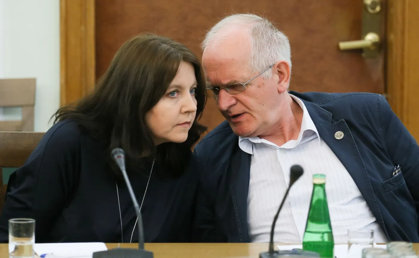 Joanna Lichocka i Krzysztof Czabański