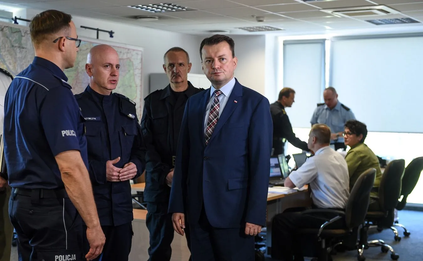 Minister Mariusz Błaszczak w Legionowie