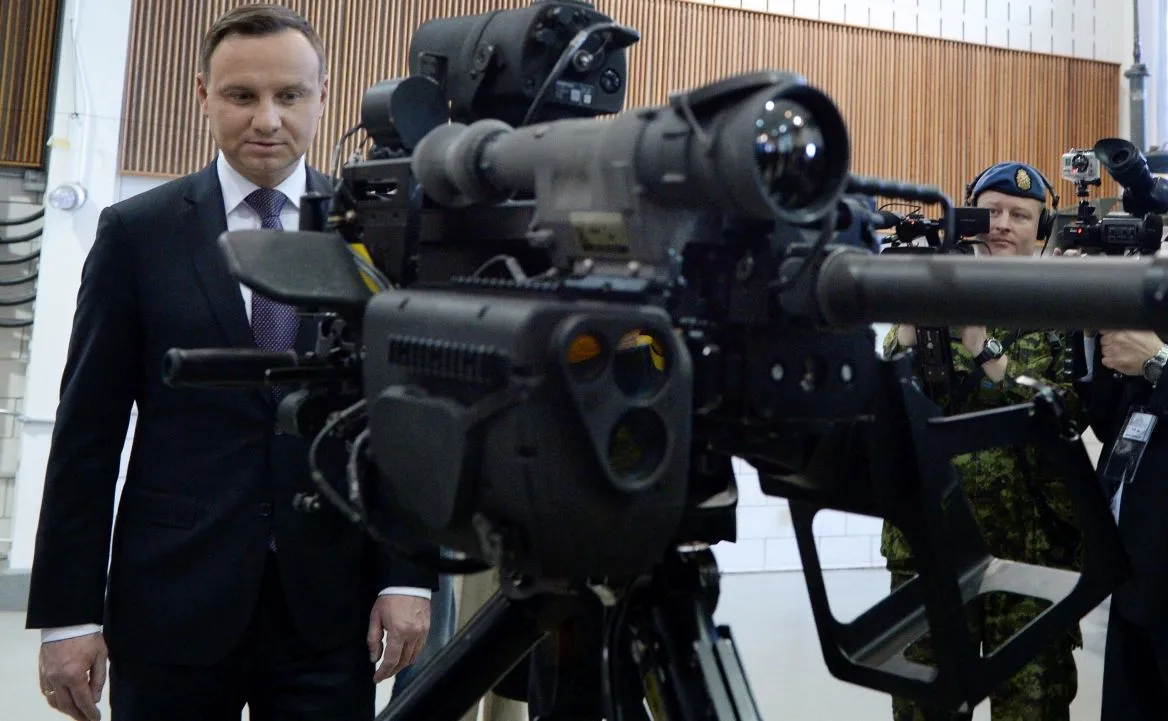 Andrzej Duda podczas wizyty w Kanadzie