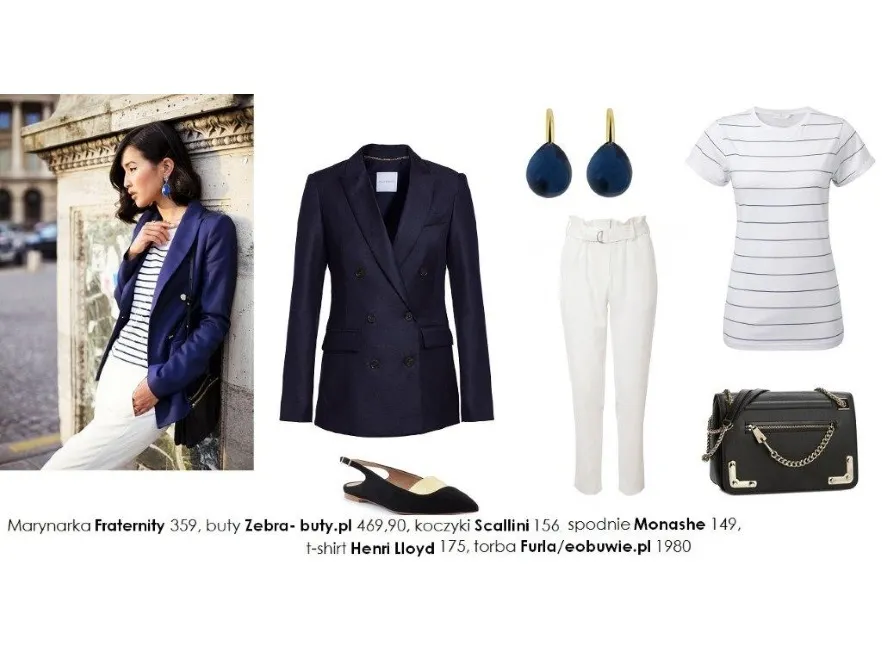 Nie tylko na wakacje! Miejskie STYLIZACJE w klimacie marynarskim