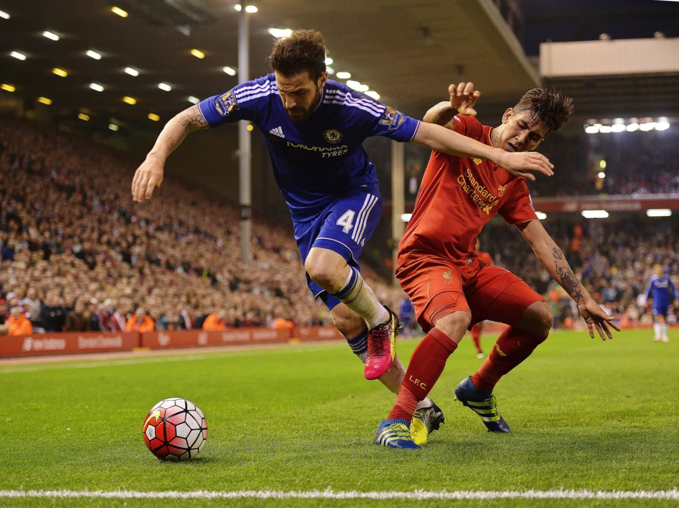 Cesc Fabregas i Roberto Firmino