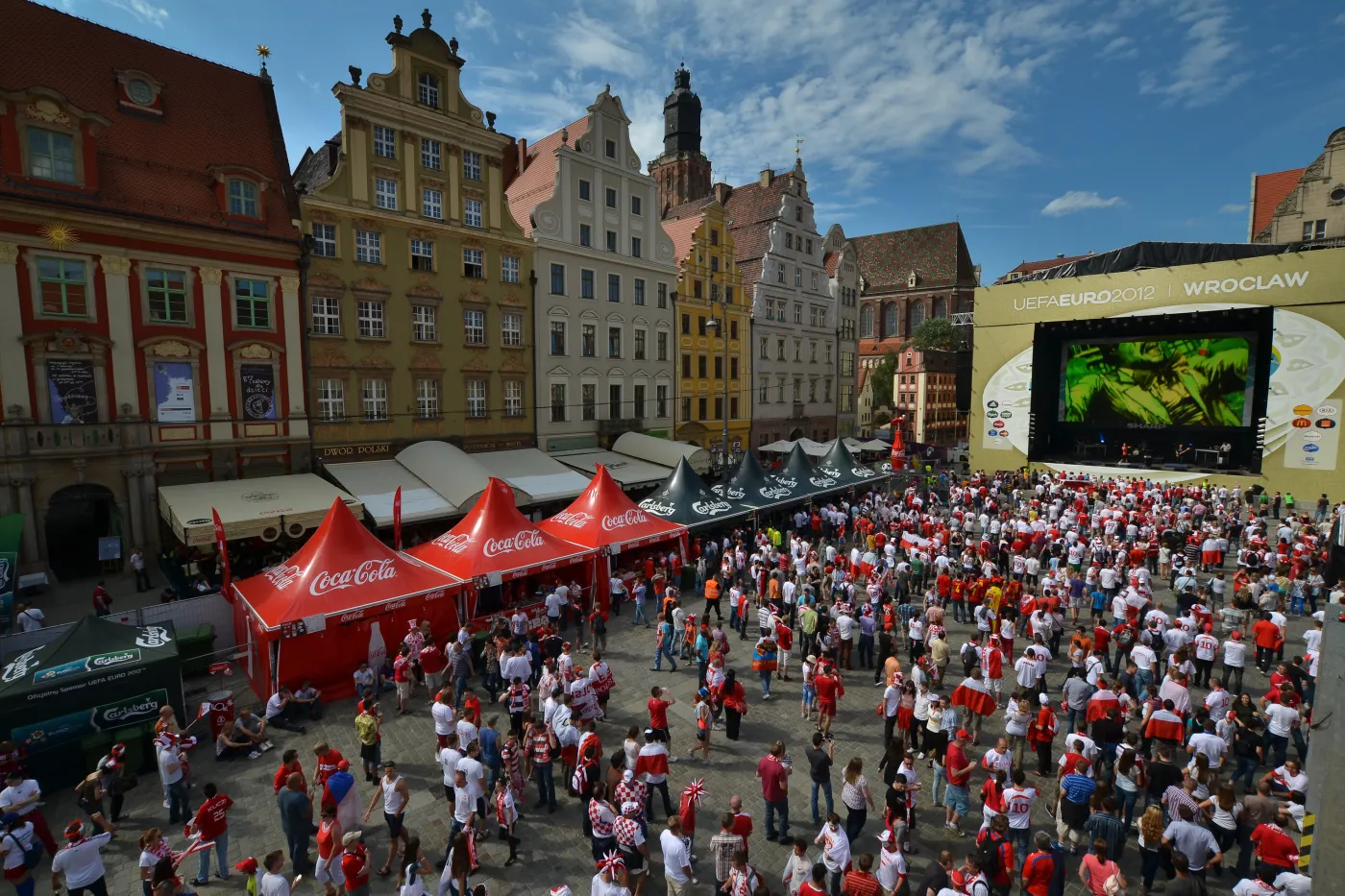 Strefa kibica podczas Euro 2012 we Wrocławiu
