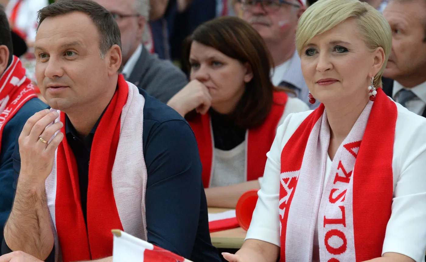Andrzej Duda i Agata Kornhauser-Duda