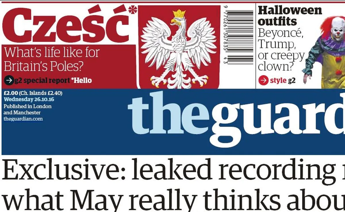 "The Guardian" pozdrawia Polaków: "Cześć"