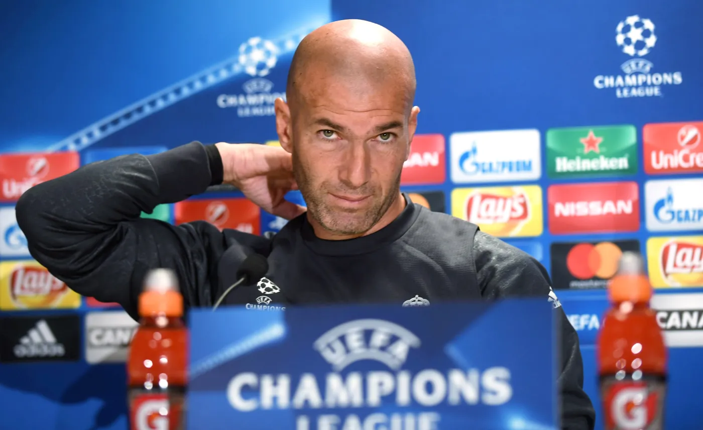 Trener Realu Madryt Zinedine Zidane