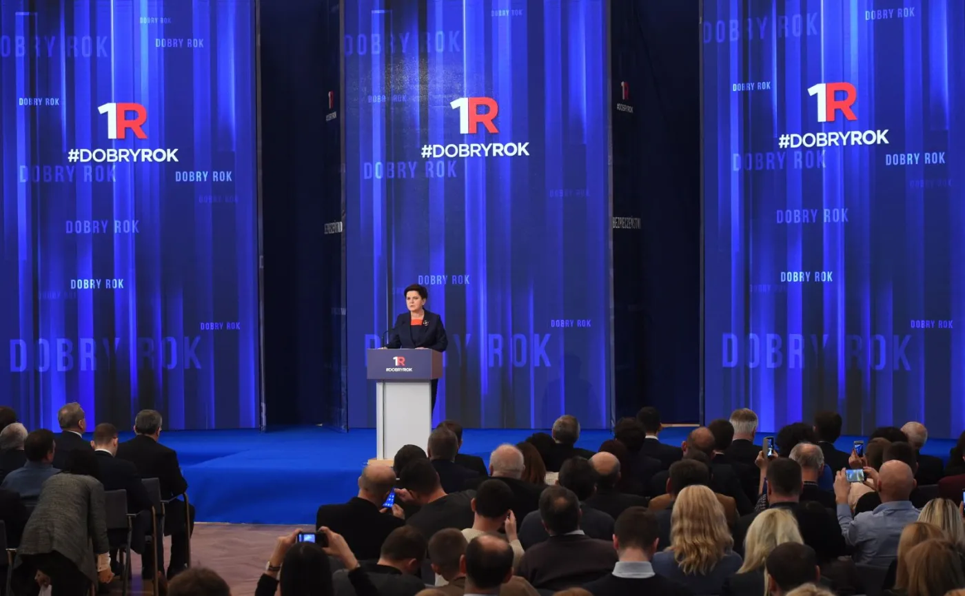 Beata Szydło podsumowuje rok rządu