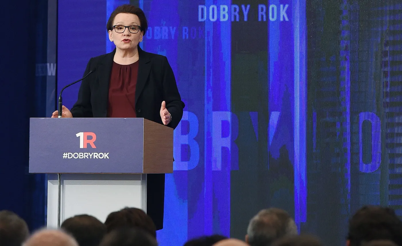 Minister edukacji narodowej Anna Zalewska 
