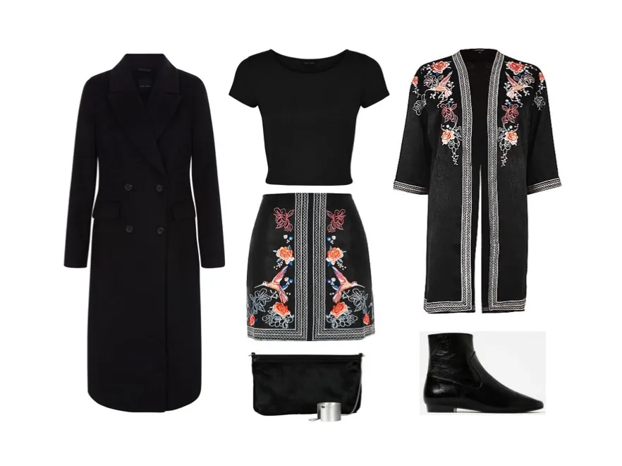 Haftowane ubrania i dodatki. STYLIZACJE