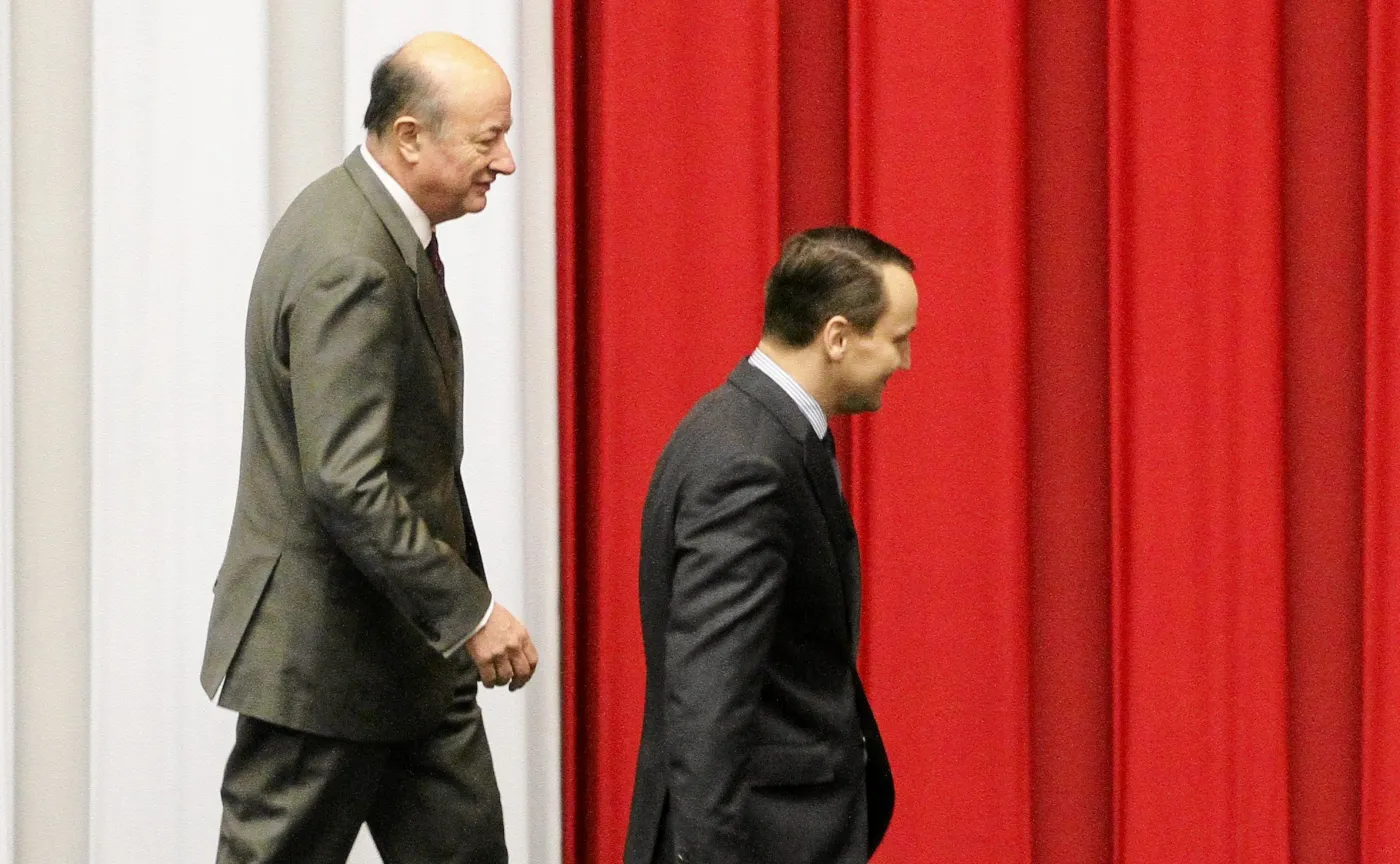 Jacek Rostowski i Radosław Sikorski