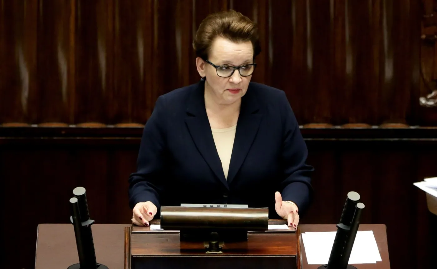  Minister edukacji Anna Zalewska