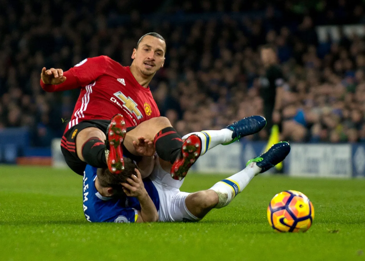 Seamus Coleman i Zlatan Ibrahimovic