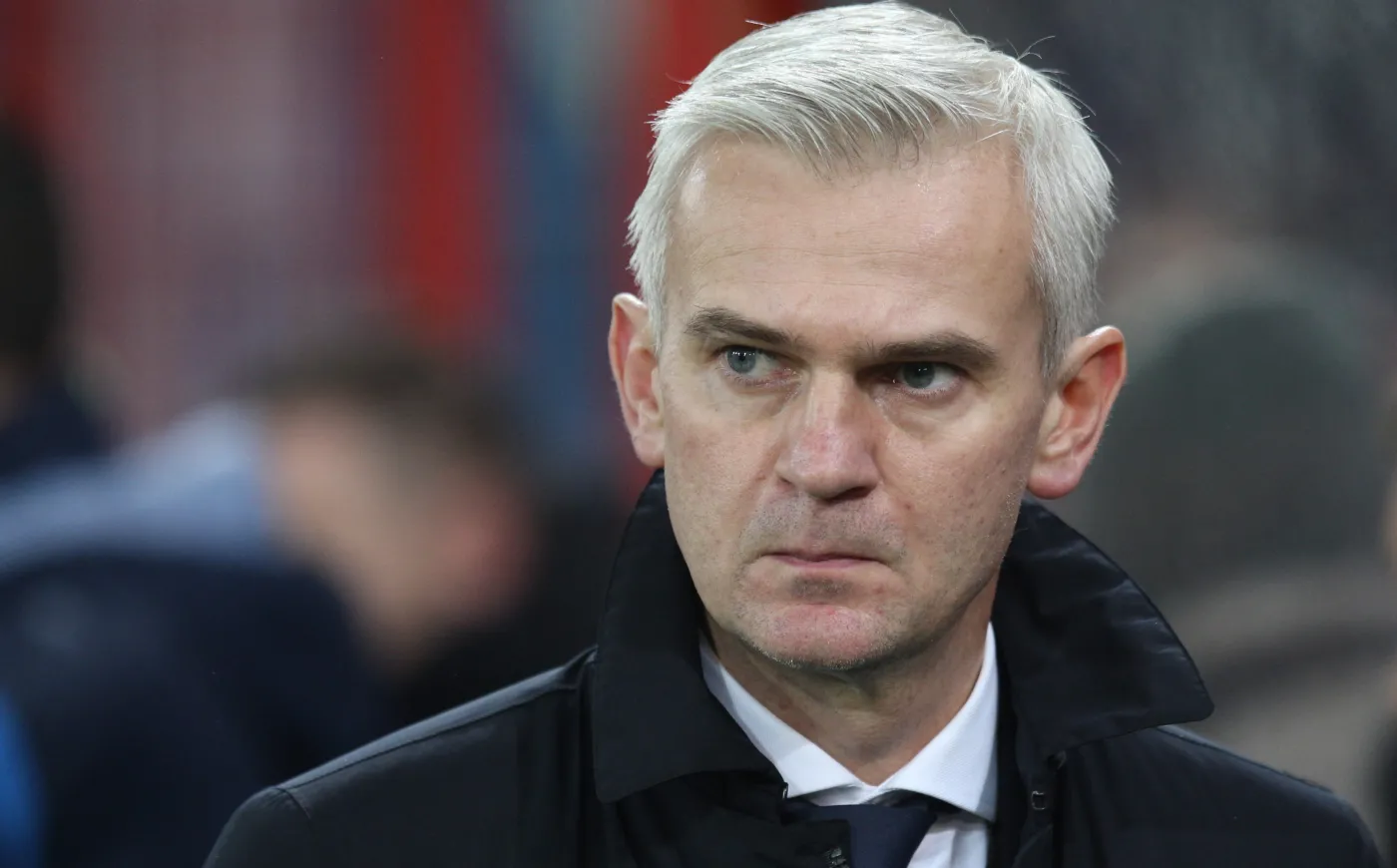 Trener Legii Warszawa Jacek Magiera