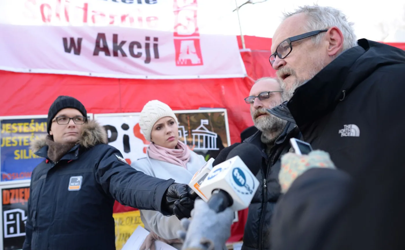 Lider ruchu Obywatele RP Paweł Kasprzak