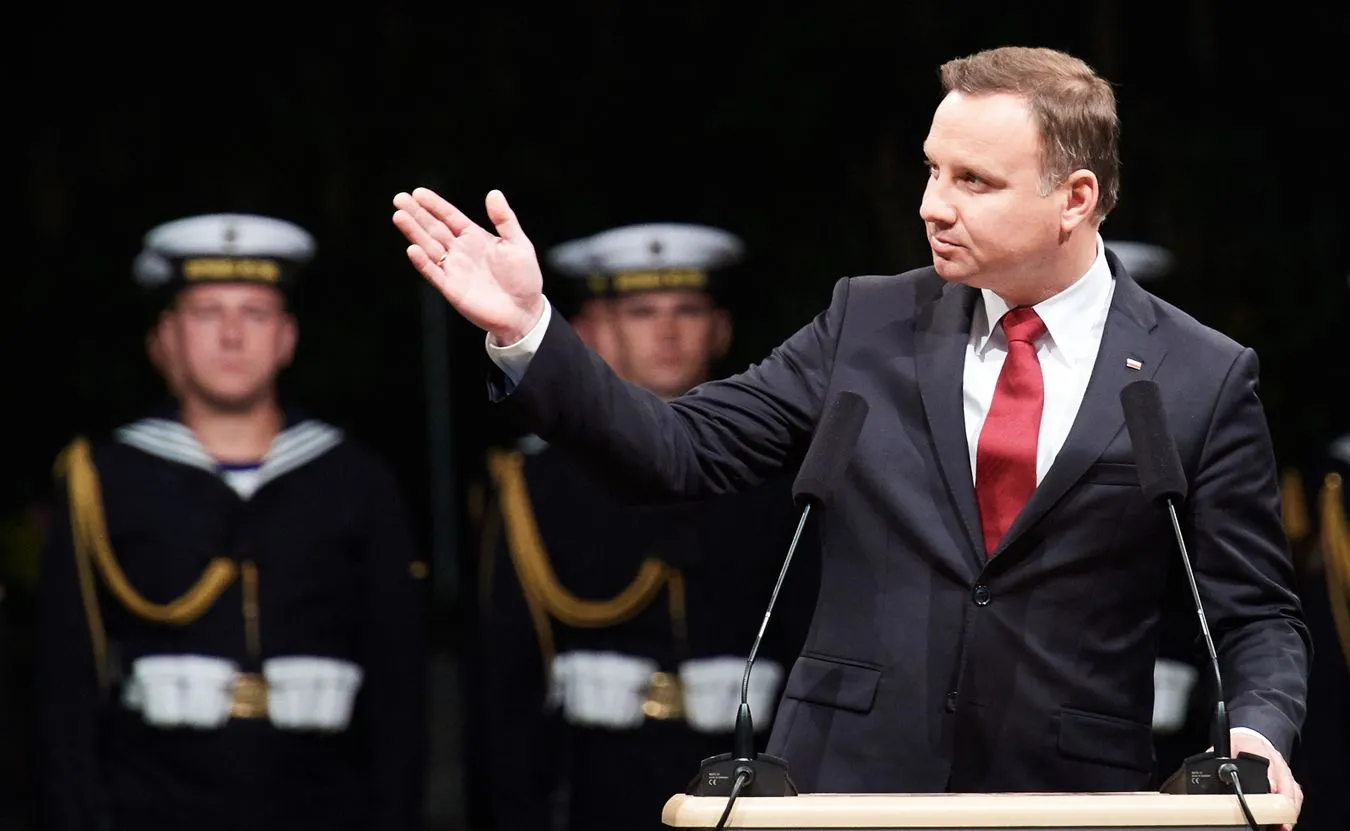 Prezydent Andrzej Duda na Westerplatte