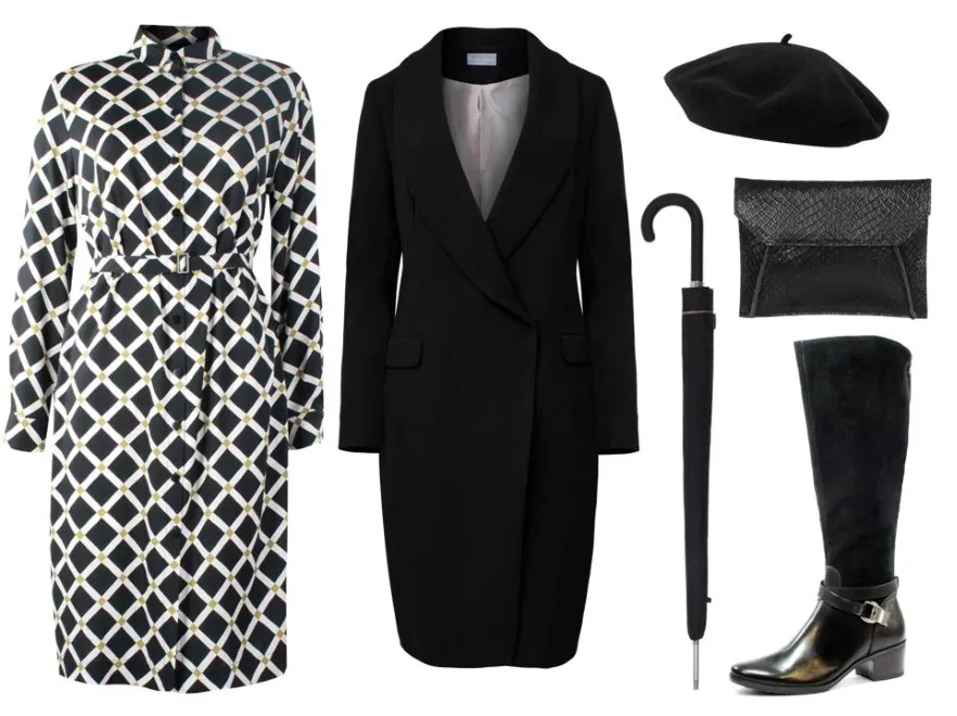 STYLIZACJE z ubraniami w kratę