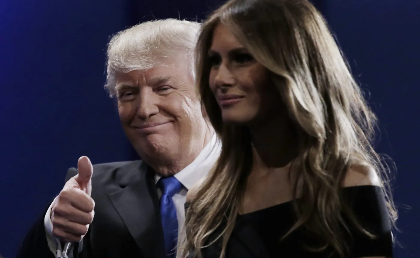 Donald Trump i jego żona Melania