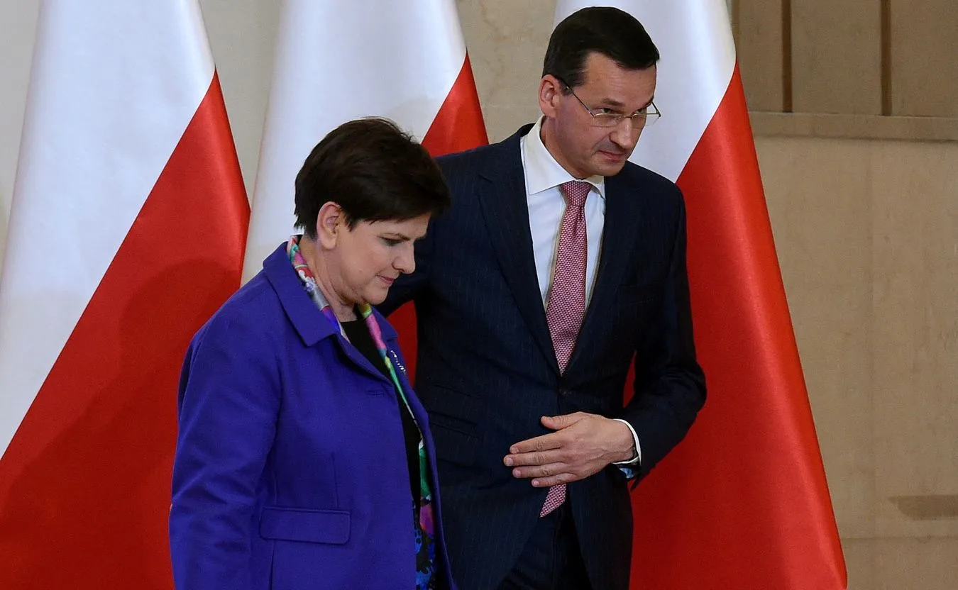 Beata Szydło i Mateusz Morawiecki
