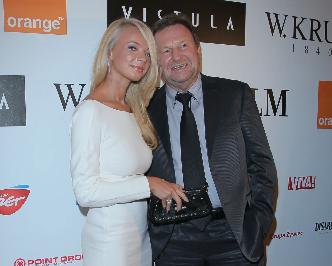 Józef Wojciechowski z partnerką