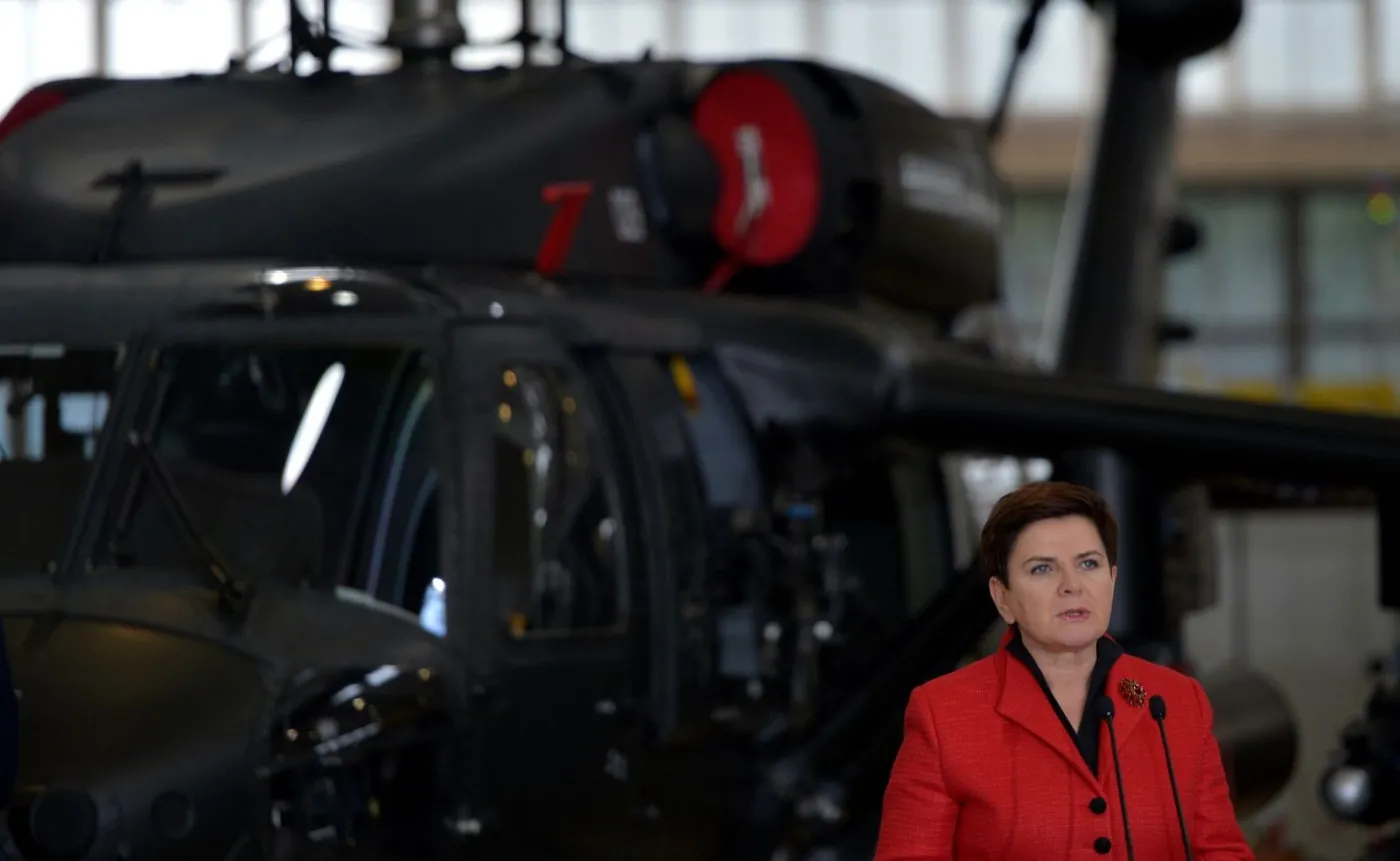 Premier Beata Szydło w Polskich Zakładach Lotniczych w Mielcu
