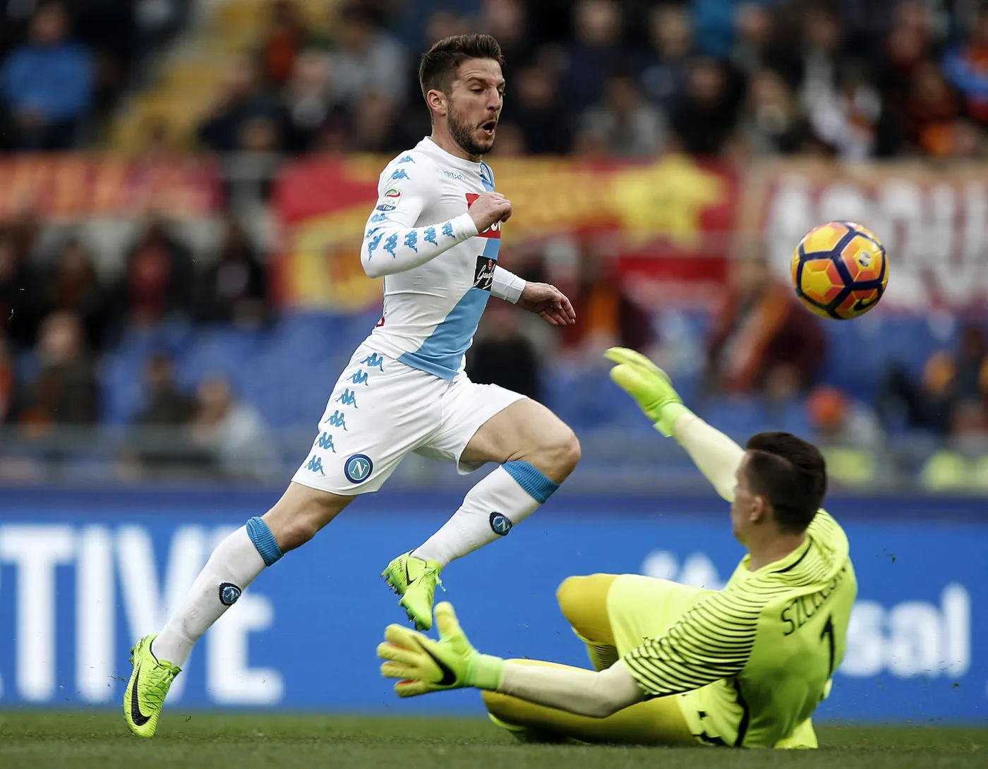Dries Martens i Wojciech Szczęsny