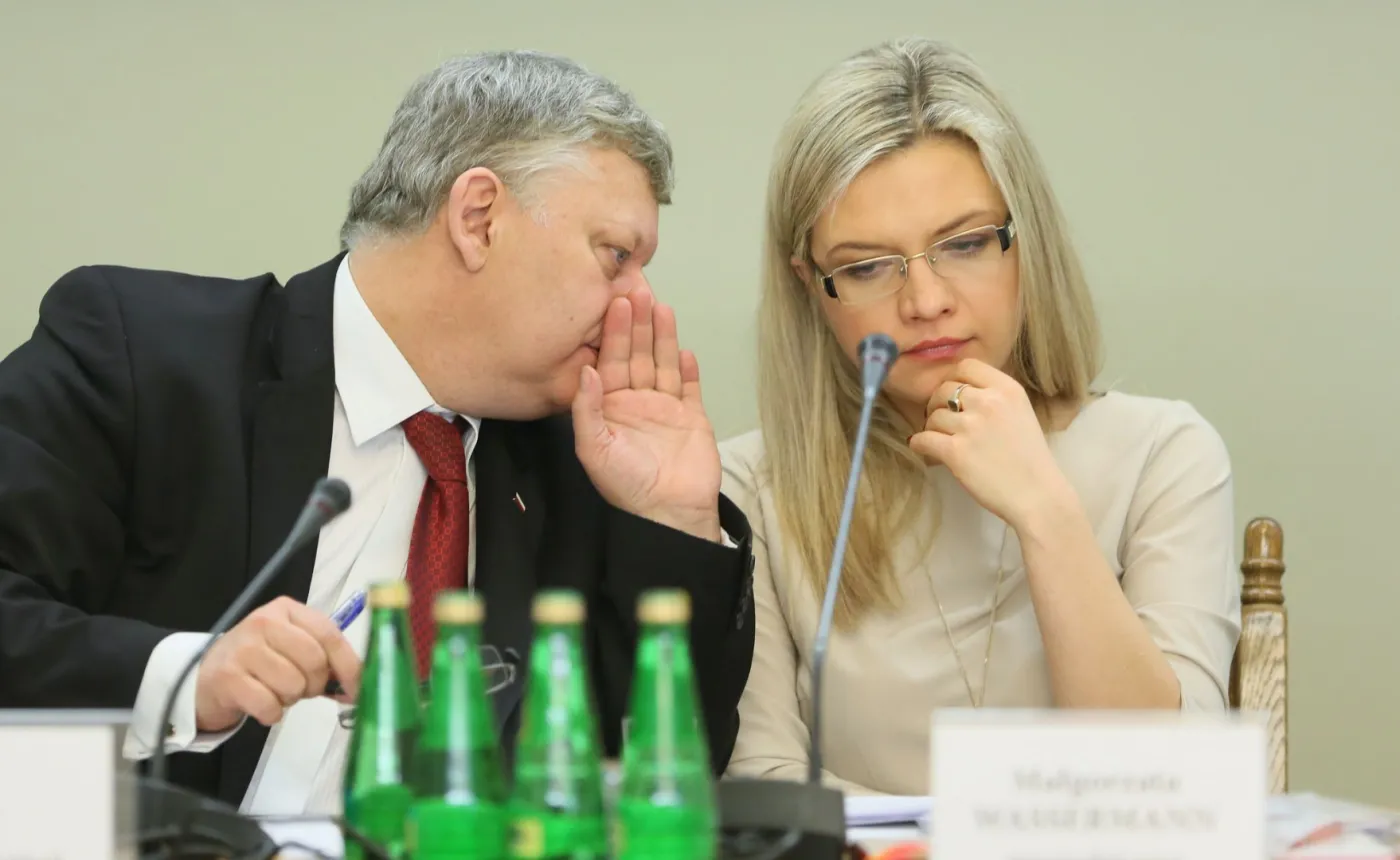 Marek Suski i Małgorzata Wassermann