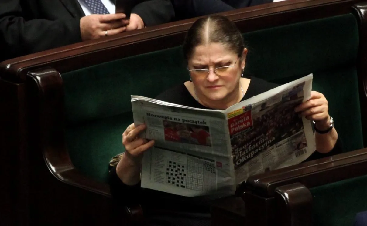 Krystyna Pawłowicz czyta Gazetę Polską Codziennie